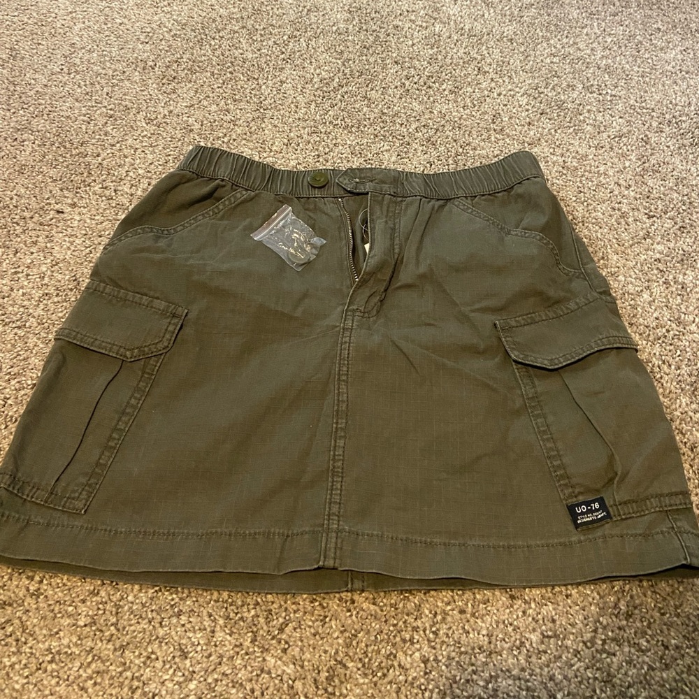Brand New Urban Outfitters Kahki Mini Skirt